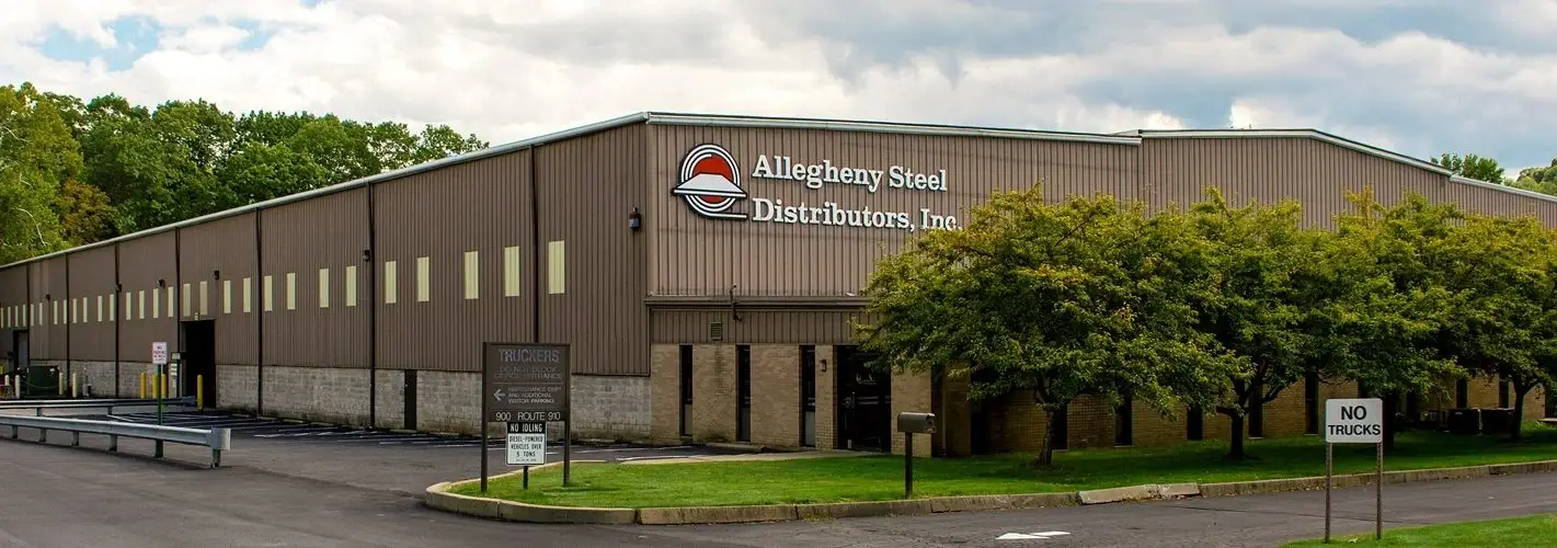 Allegheny Steel Distributors' processing building in Indianola, Pennsylvania