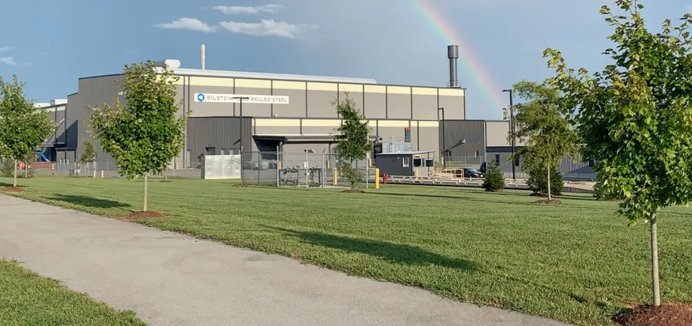 Exterior of the Bilstein Cold Rolled Steel plant in Bowling Green, Kentucky