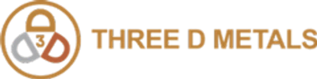Three D Metals logo